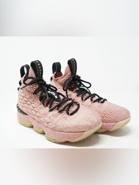 Nike Lebron 15 GS Hollywood All Star Edition Rust Pink Rose Gold Size 6.5Y 39EU